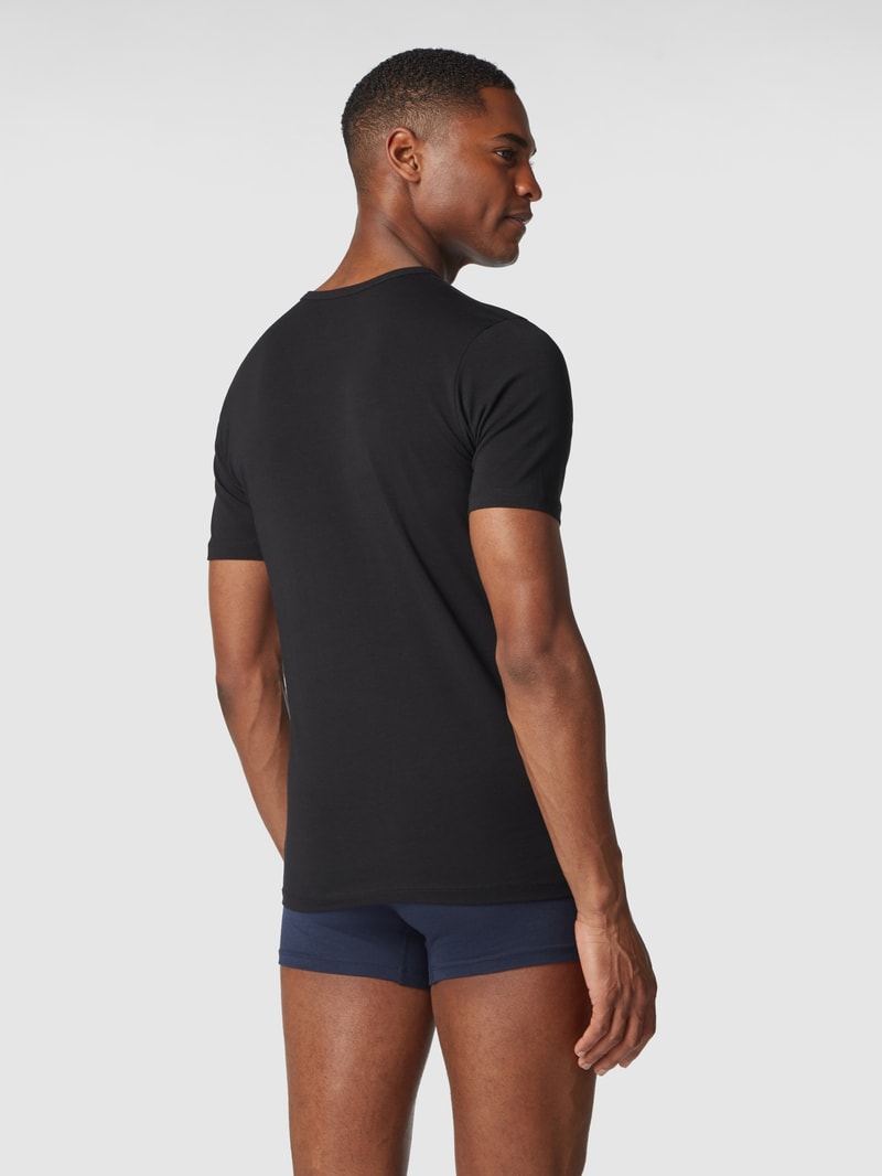 T-Shirt im 2er-Pack in schwarz