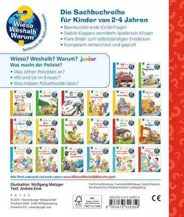 Ravensburger Wieso? Weshalb? Warum? junior, Band 65: Was macht der Polizist?