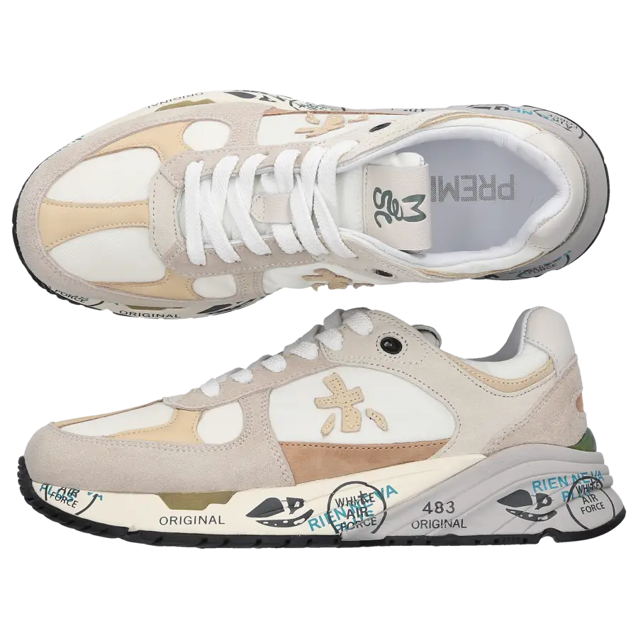 Premiata - Sneaker low MASED Kalbsleder - beige