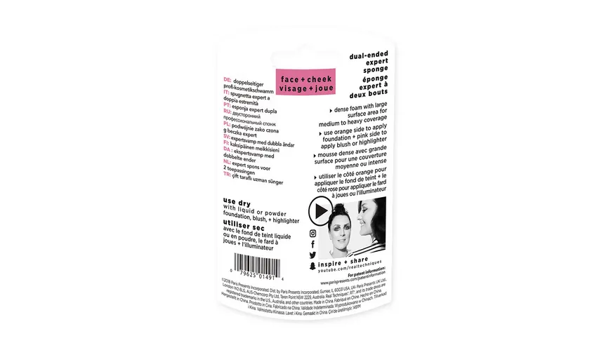 REAL TECHNIQUES Dual-Ended Expert Sponge