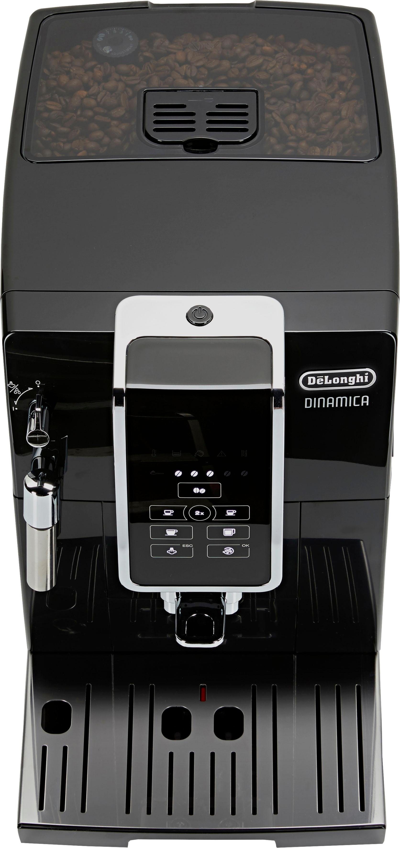 De'Longhi Kaffeevollautomat Dinamica ECAM 358.15.B, Sensor-Bedienfeld, inkl. Pflegeset im Wert von € 31,99 UVP