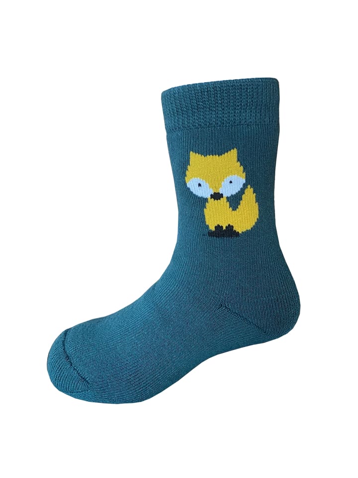 Yalion 3er-Set: Weiche Socken Vollplüsch Fuchs in Grün  günstig kaufen