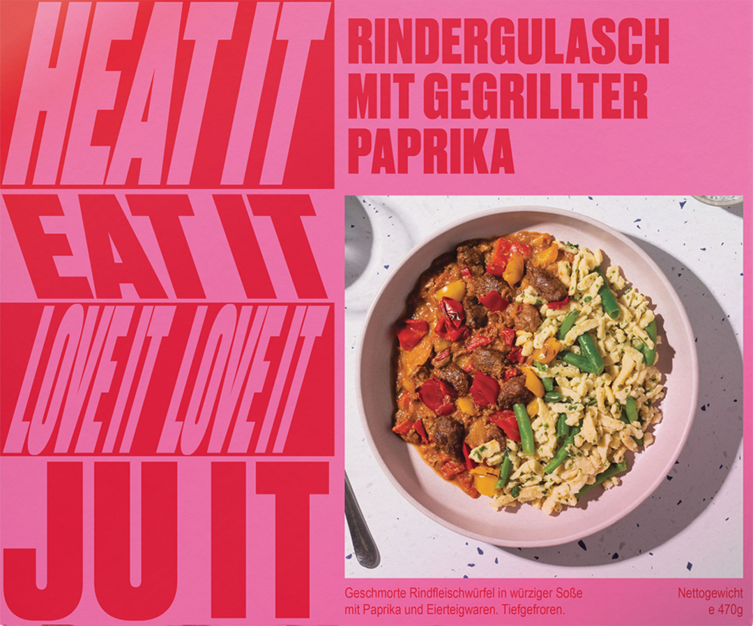 Juit Rindergulasch mit gegrillter Paprika