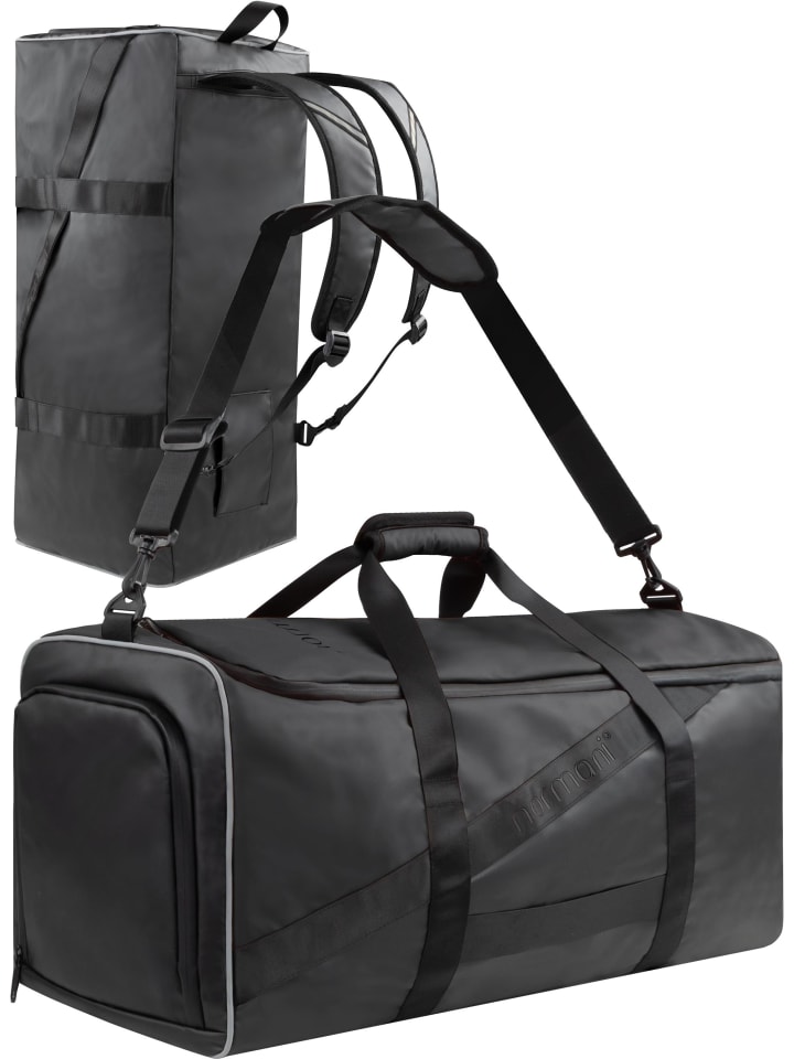 normani Sport- und Reisetasche mit Rucksackfunktion 58 l Ostpass in Schwarz günstig kaufen onesize