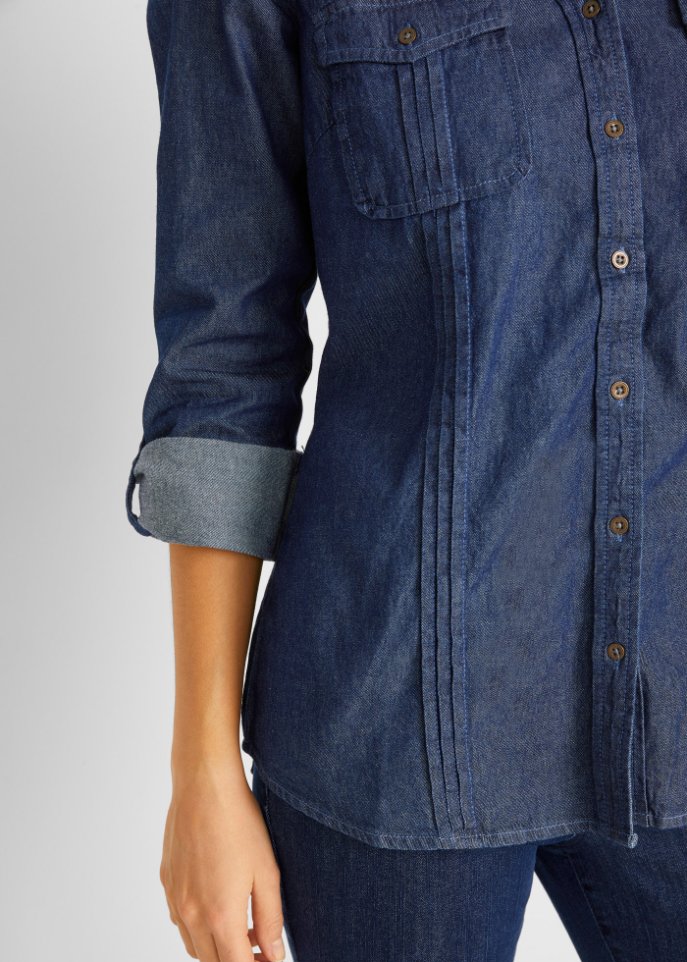 Jeansbluse