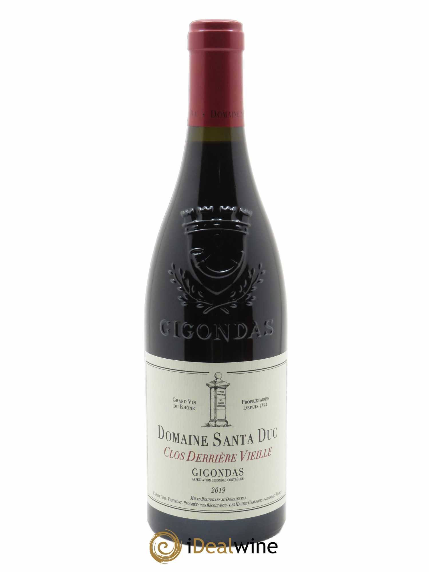 Gigondas Santa Duc (Domaine) Clos Derrière Vieille Famille Gras  2019 - Lot de 1 Bouteille