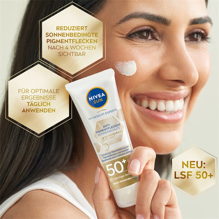Anti-Pigmentflecken Sonnenschutz LSF50+
