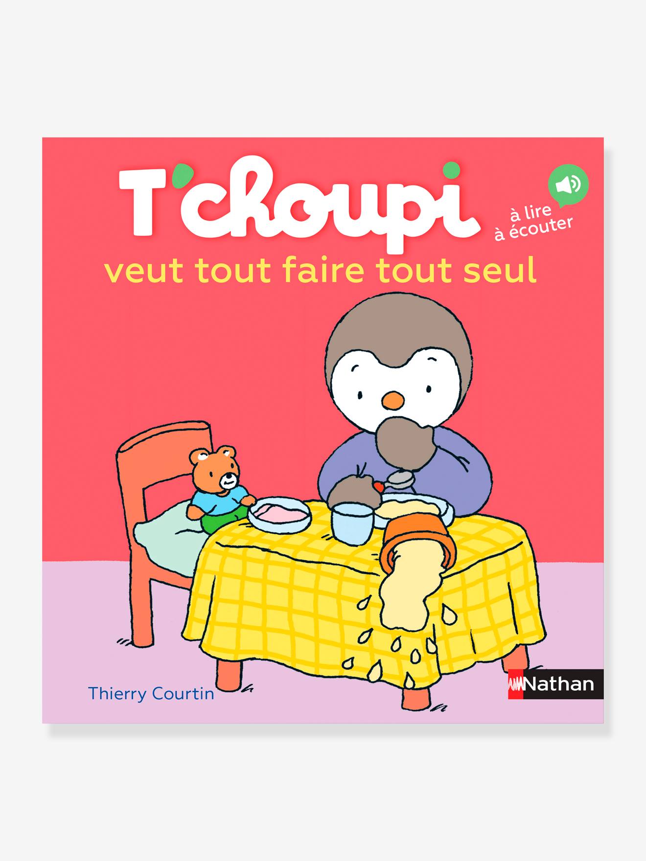 T'choupi veut tout faire tout seul NATHAN rouge