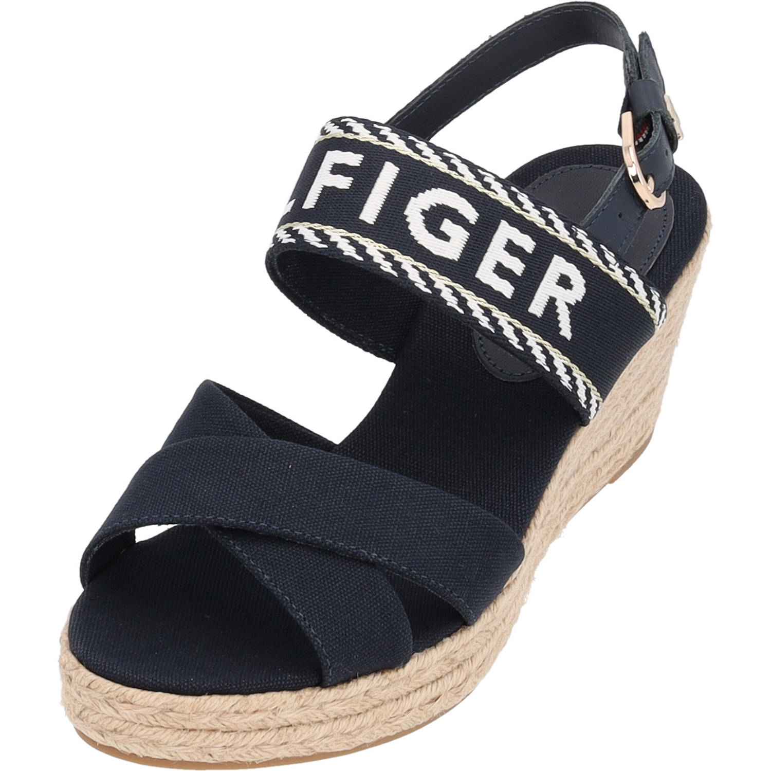 Tommy Hilfiger FW0FW07091, Sandaletten, Damen, space blue