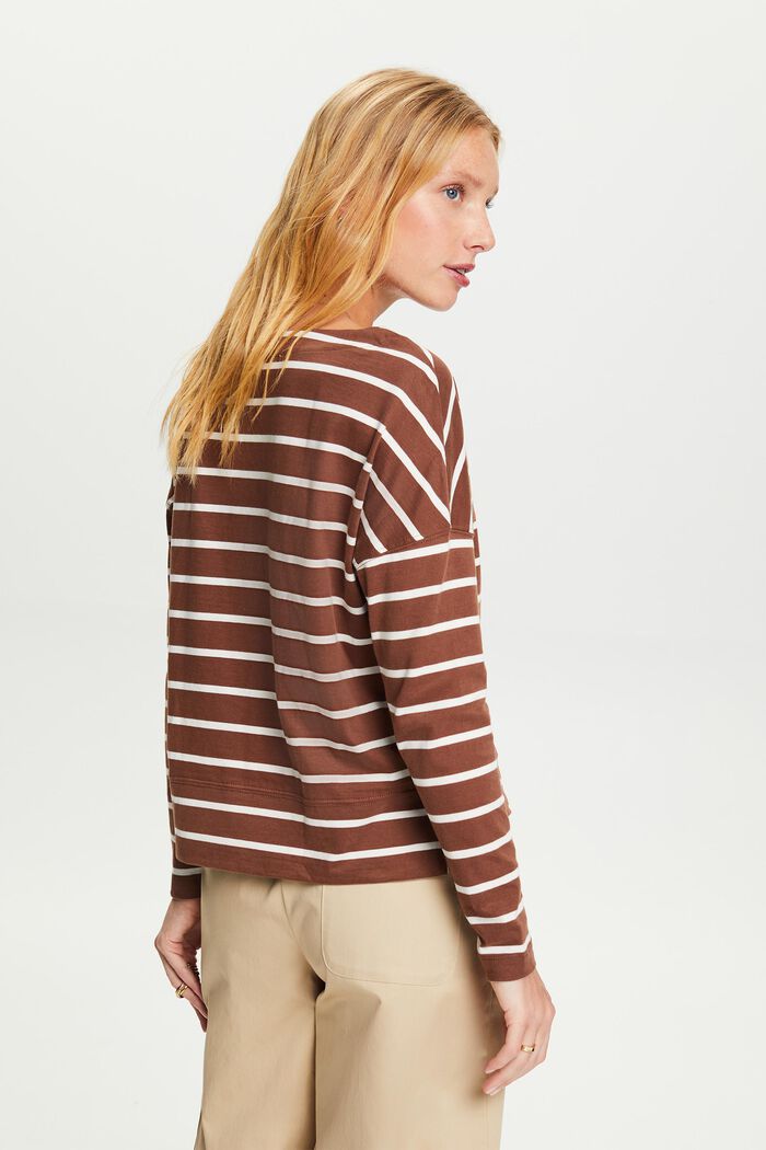 Gestreiftes Longsleeve aus Baumwolle
