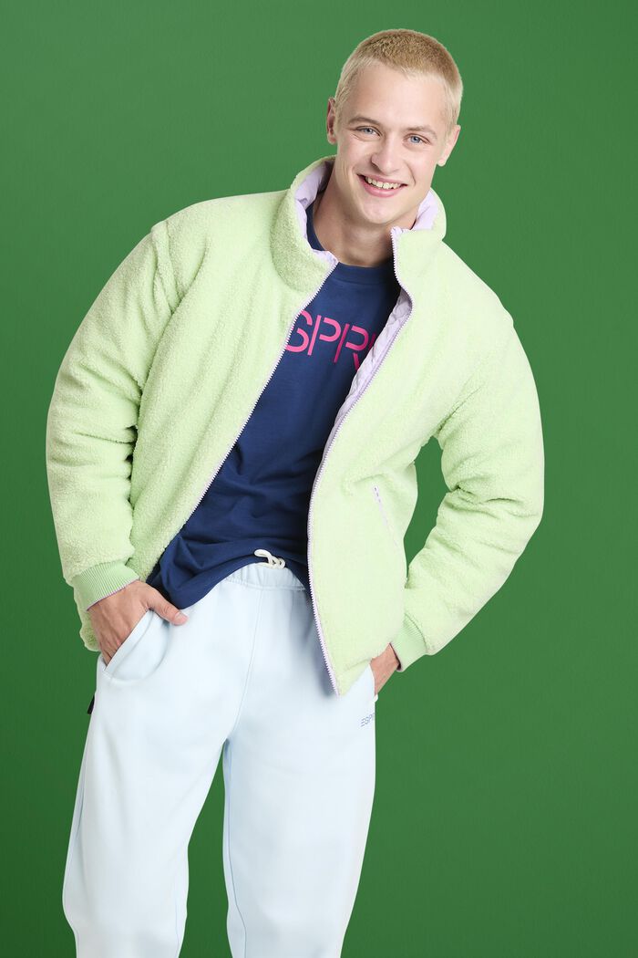 Wendesteppjacke mit abnehmbaren Ärmeln