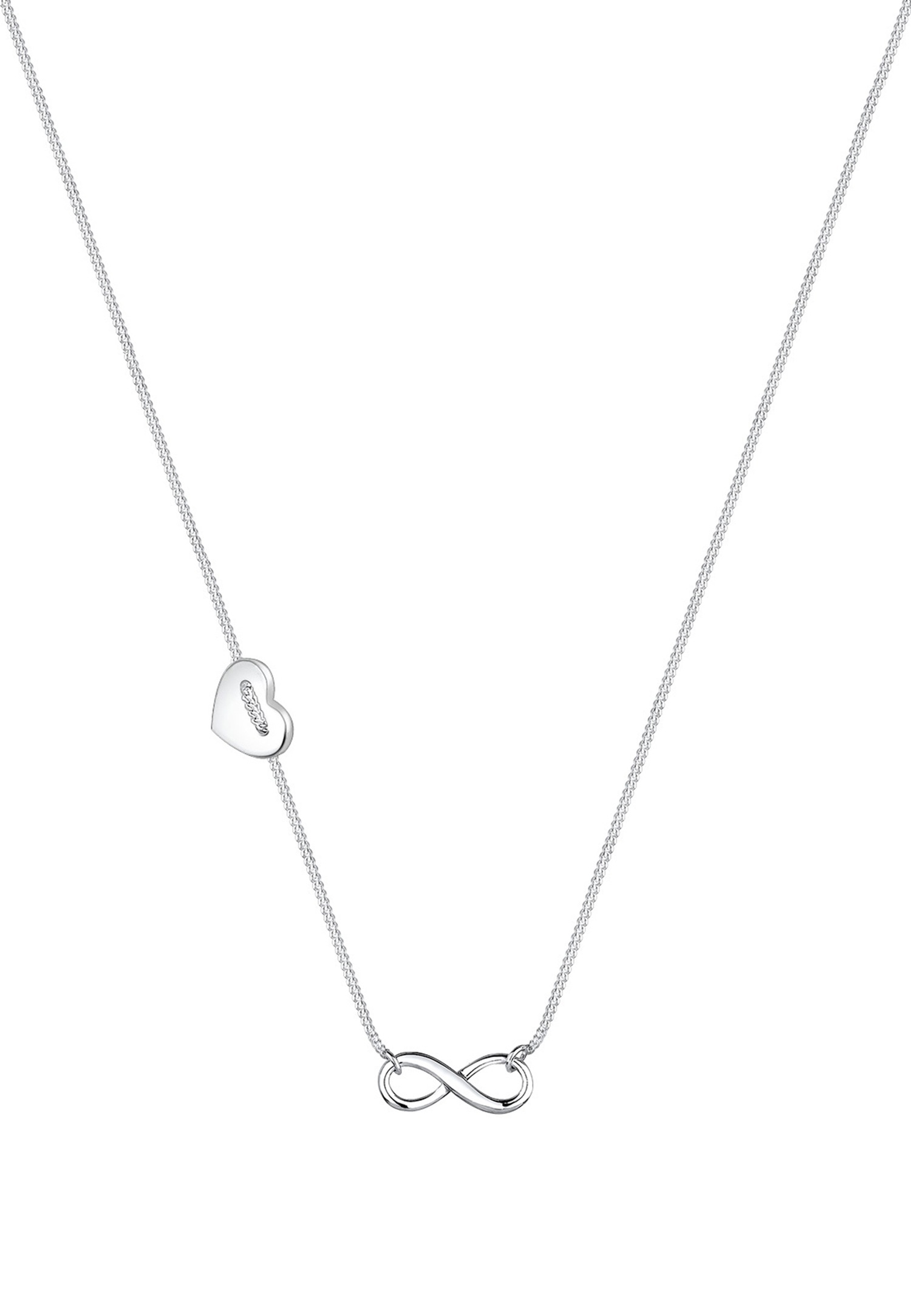 Elli ženski privjesak s beskonačnim srcem, filigranski, od 925 sterling srebra