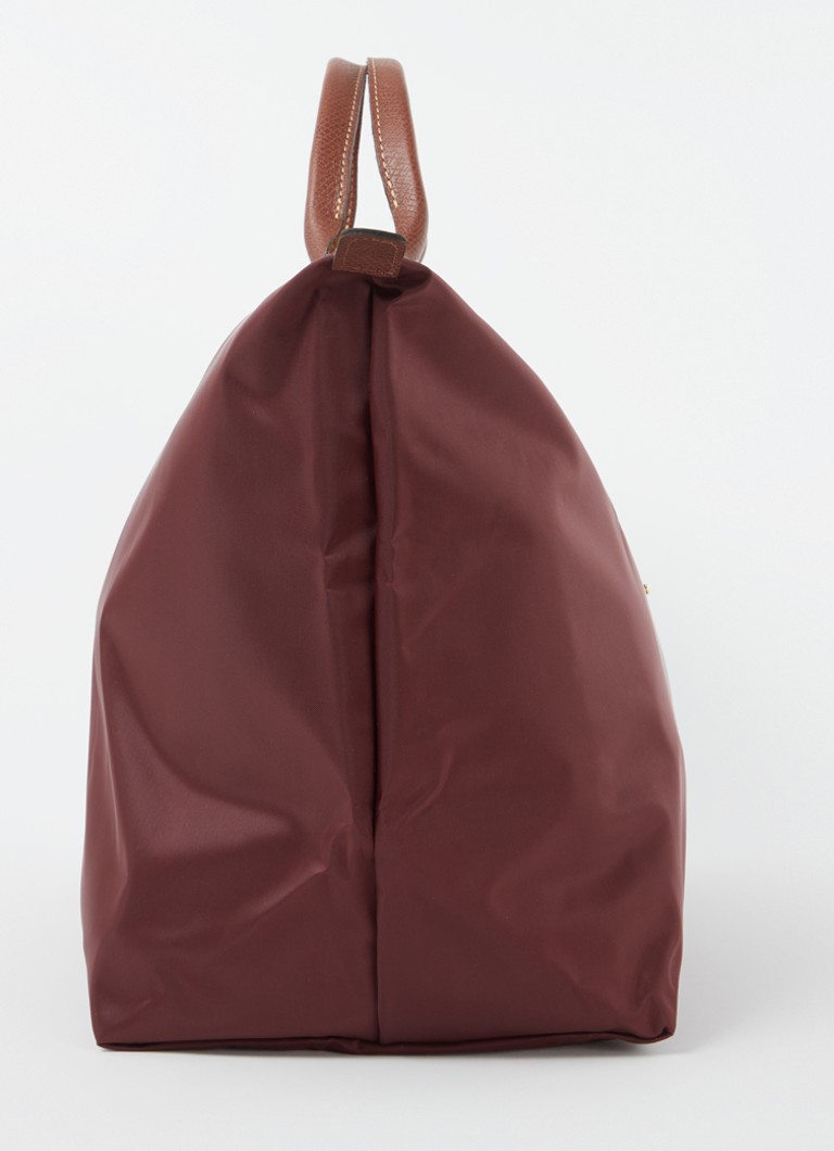 Longchamp Le Pliage Original Reisetasche S mit Lederdetails