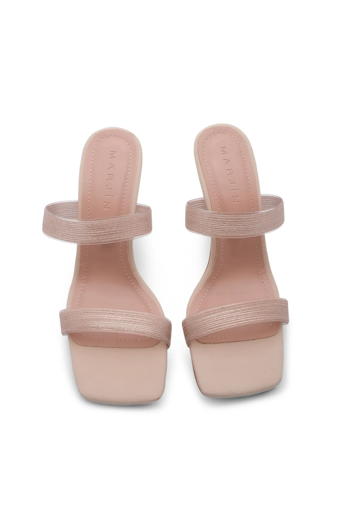 Marjin  Pantolette - Beige - Pfennigabsatz/Stiletto
