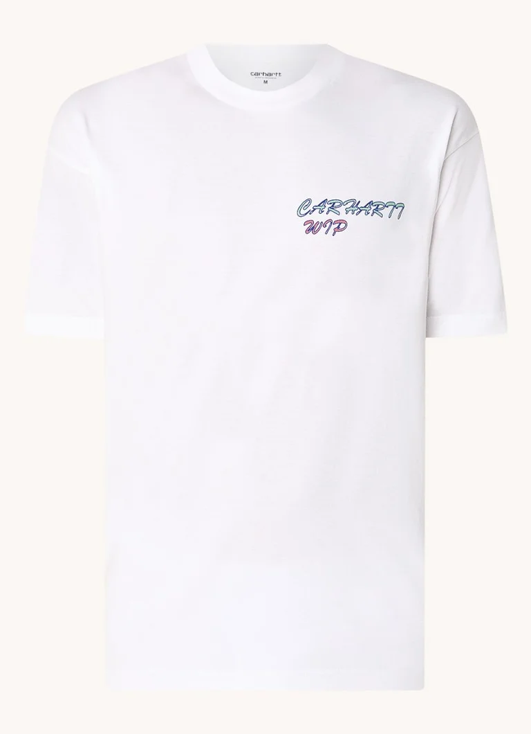 Carhartt WIP Gelato póló biopamutból, logóval és hátulnyomattal