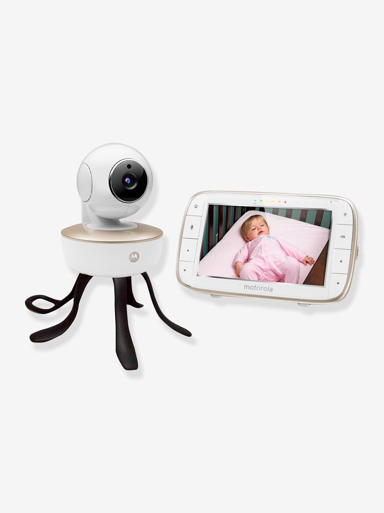 Ecoute-bébé audio/vidéo numérique MOTOROLA VM855 blanc