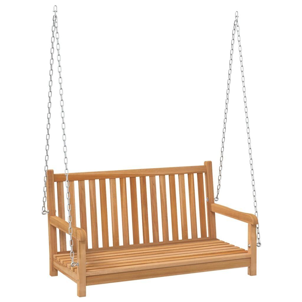 vidaXL Hollywoodschaukel Hollywoodschaukel Massivholz Teak 114x60x64 cm, 1 tlg.