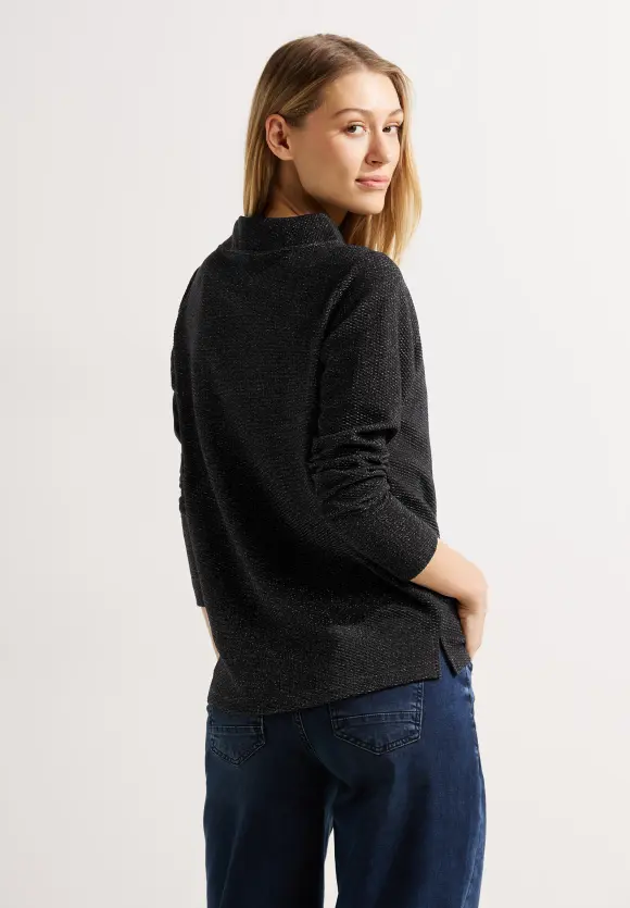 CECIL Pullover mit Glanzfasern