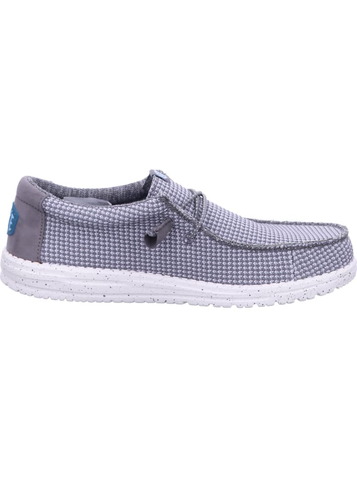 Hey Dude Herren Halbschuhe Wally in Grau günstig kaufen