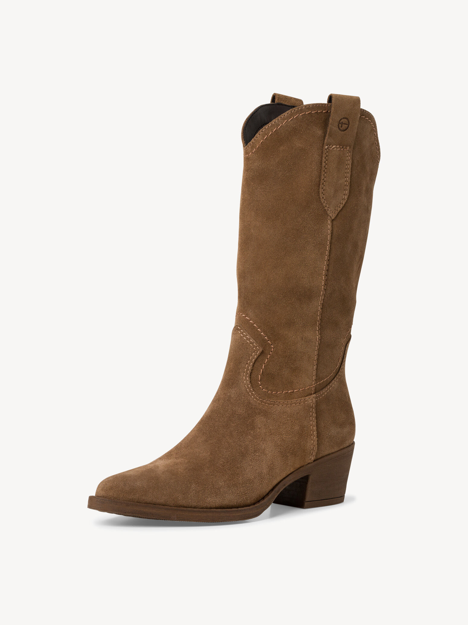 Bottes de cow-boy en cuir - marron