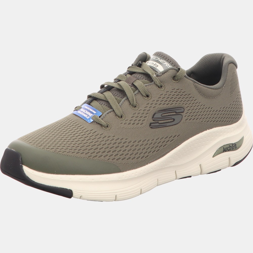 SKECHERS Freizeit Schnürer grün Skechers Arch Fit