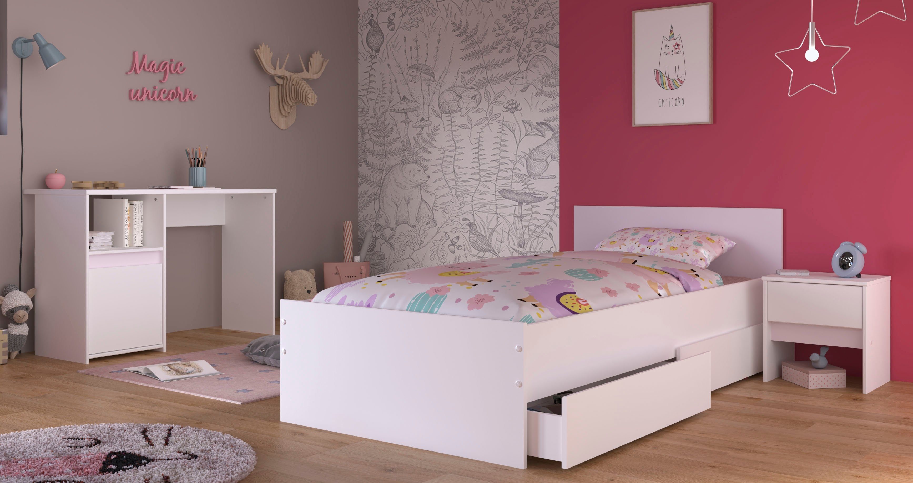Parisot Jugendzimmer-Set Pirouette, (Set, 4-St)