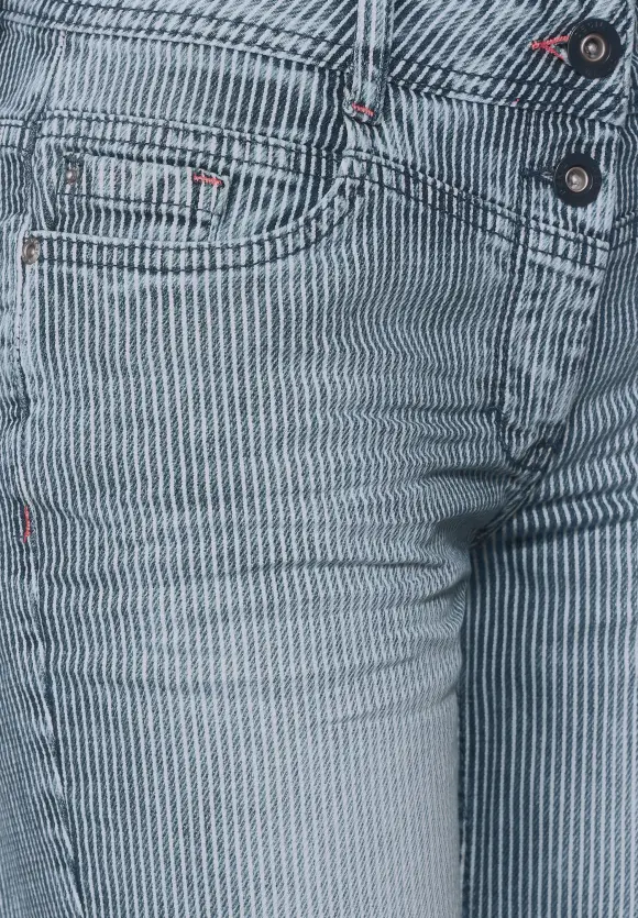 CECIL Gestreifte Loose Fit Shorts