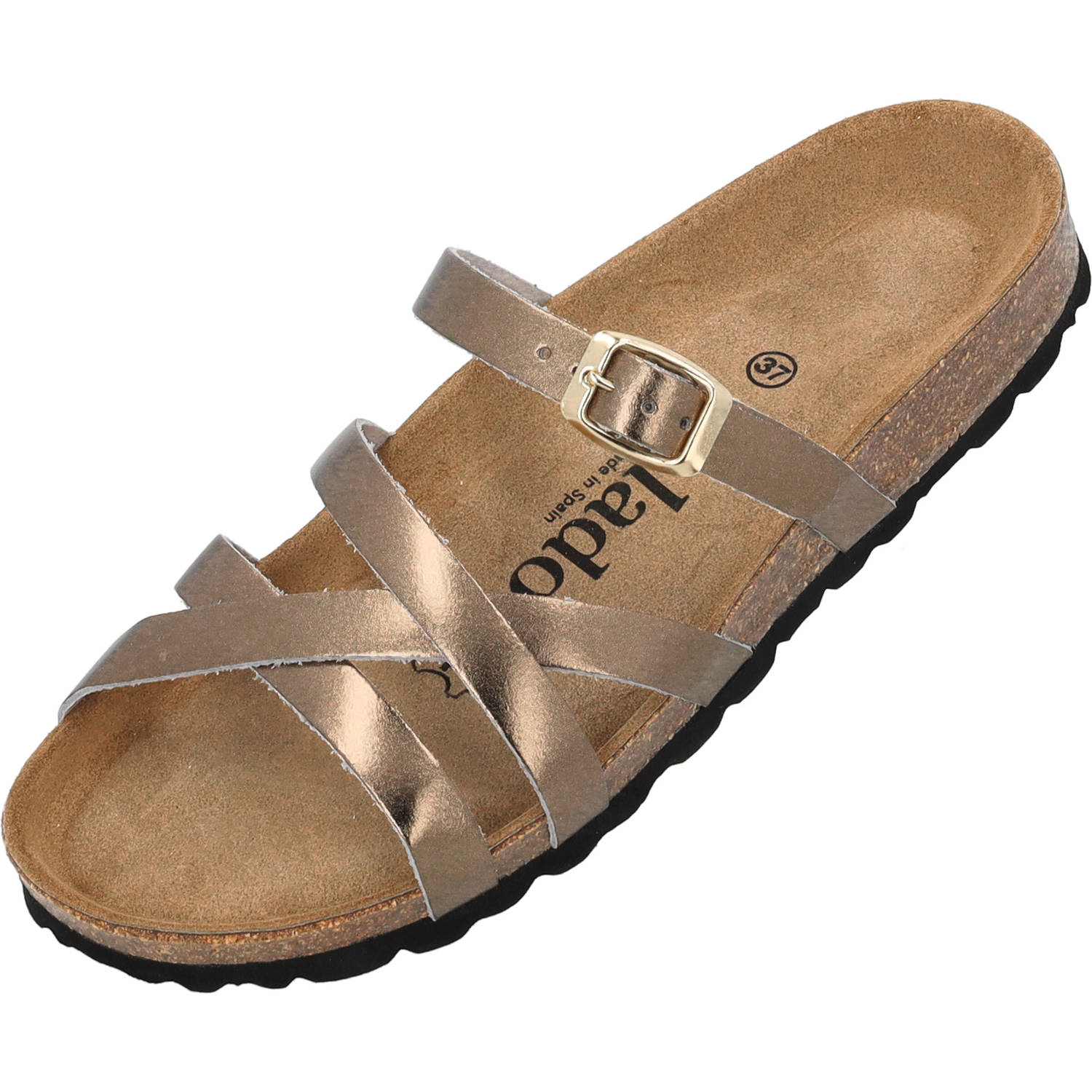 Palado Cruisi Premium Leather, Pantoletten, Damen, Bronze Metallic