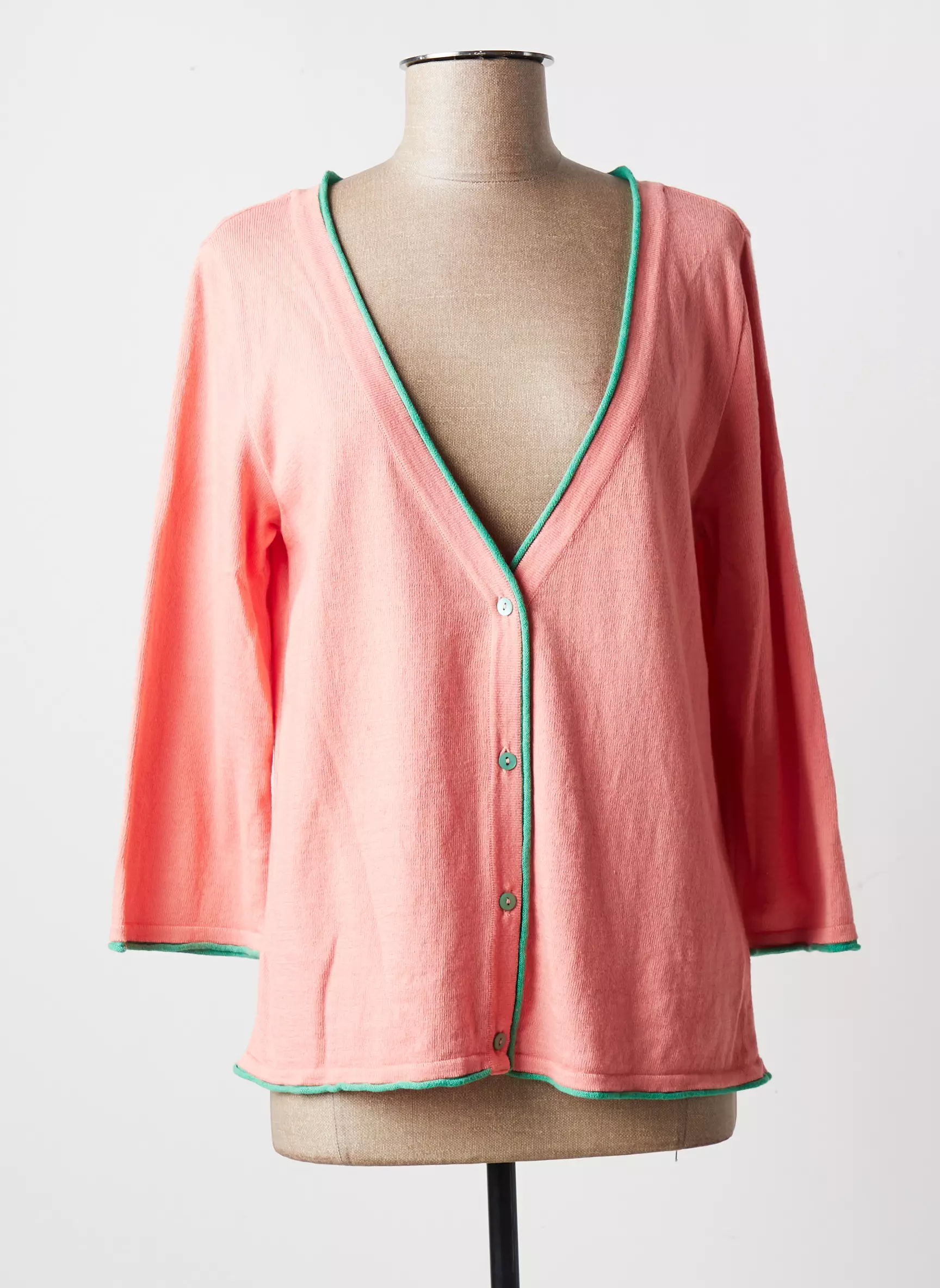 Le Petit Baigneur Cardigans Femme couleur rose