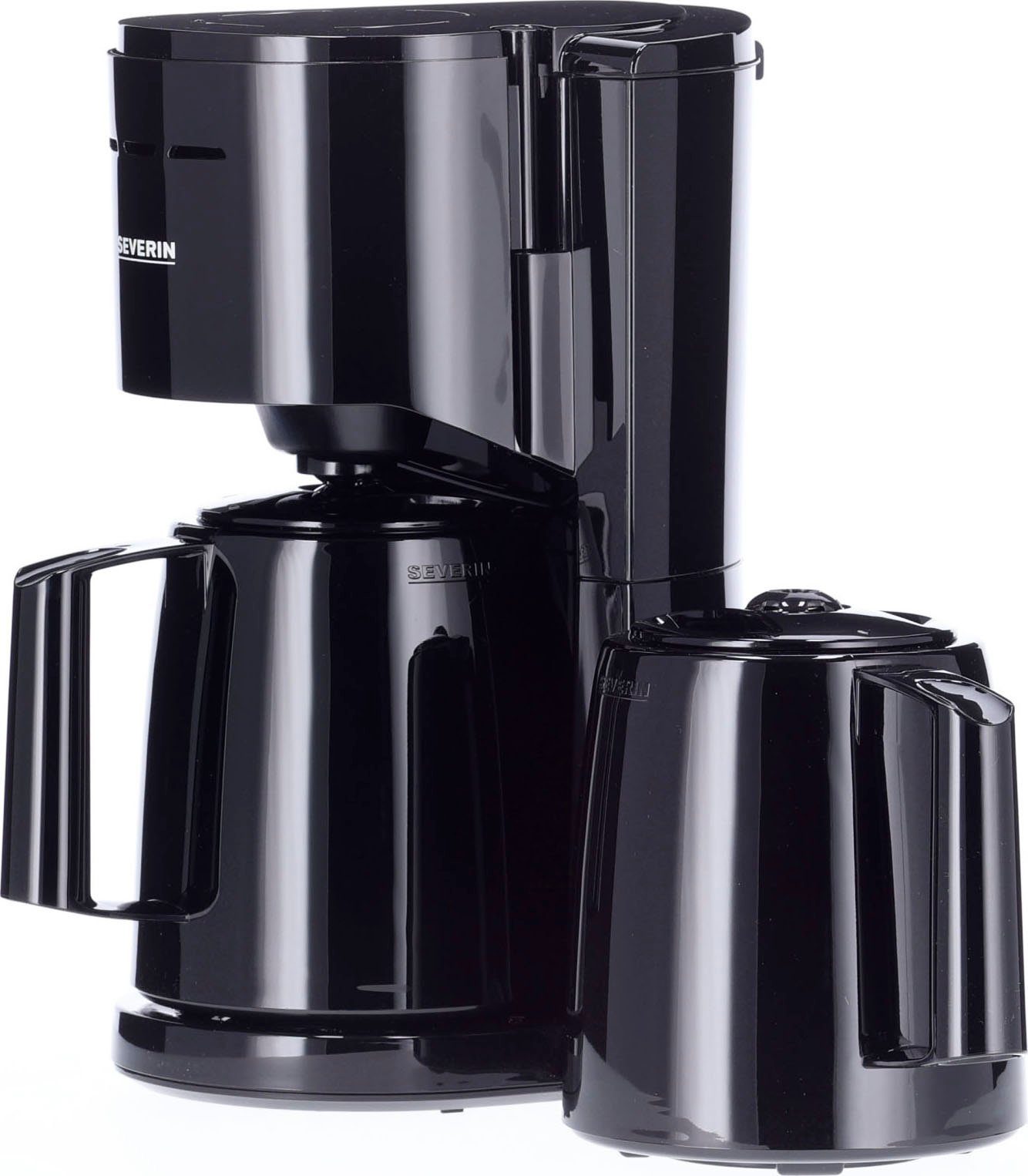 Severin Filterkaffeemaschine KA 9307, 1l Kaffeekanne, Papierfilter 1x4, mit 2 Thermokannen