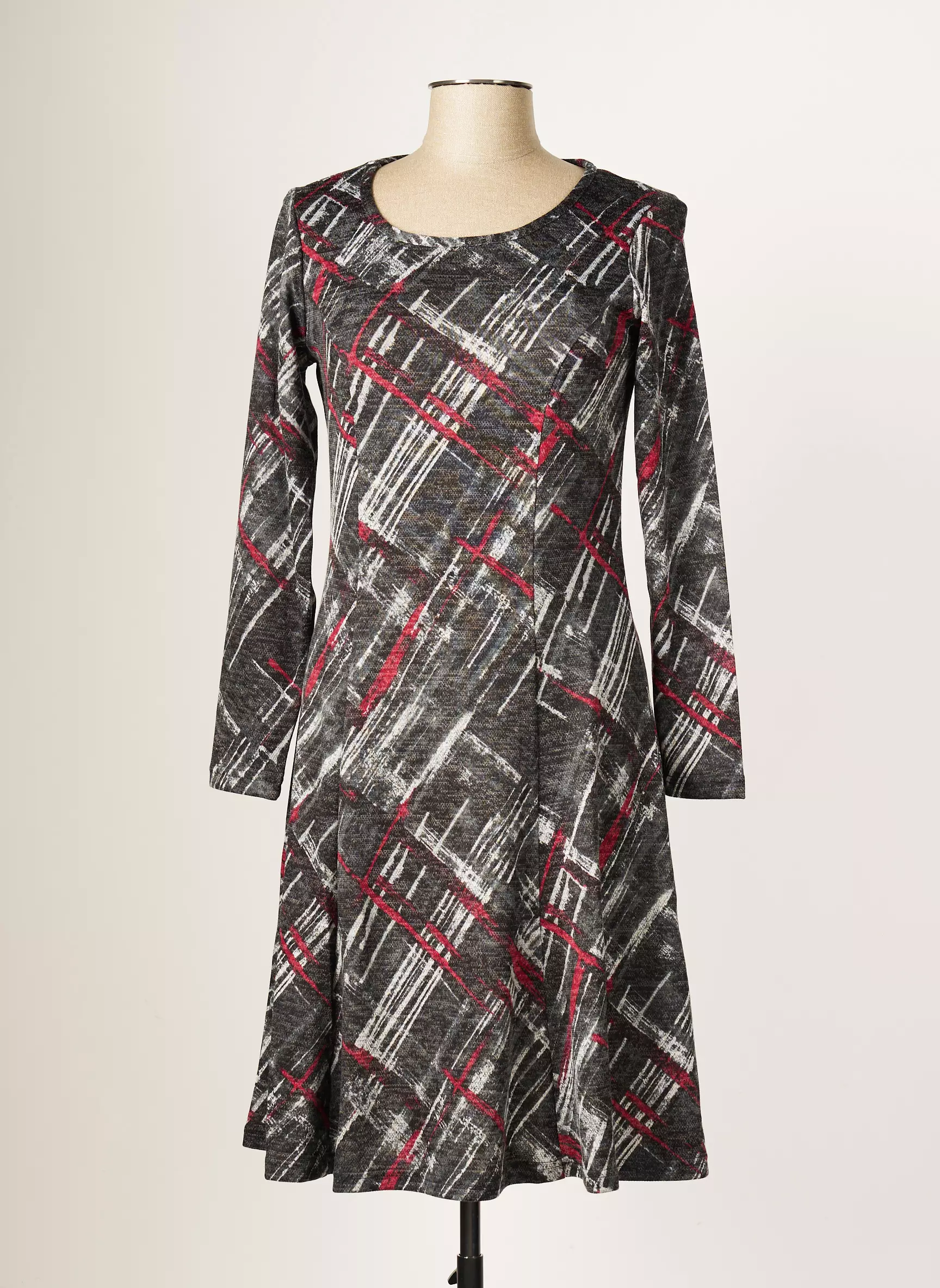 Damart Robes Mi Longues Femme couleur gris