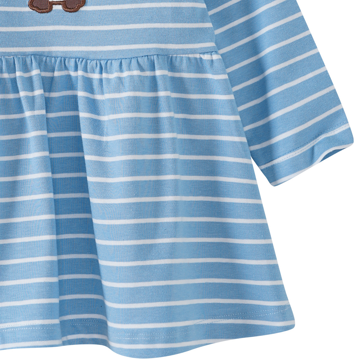 Baby Kleid mit Hunde-Applikation