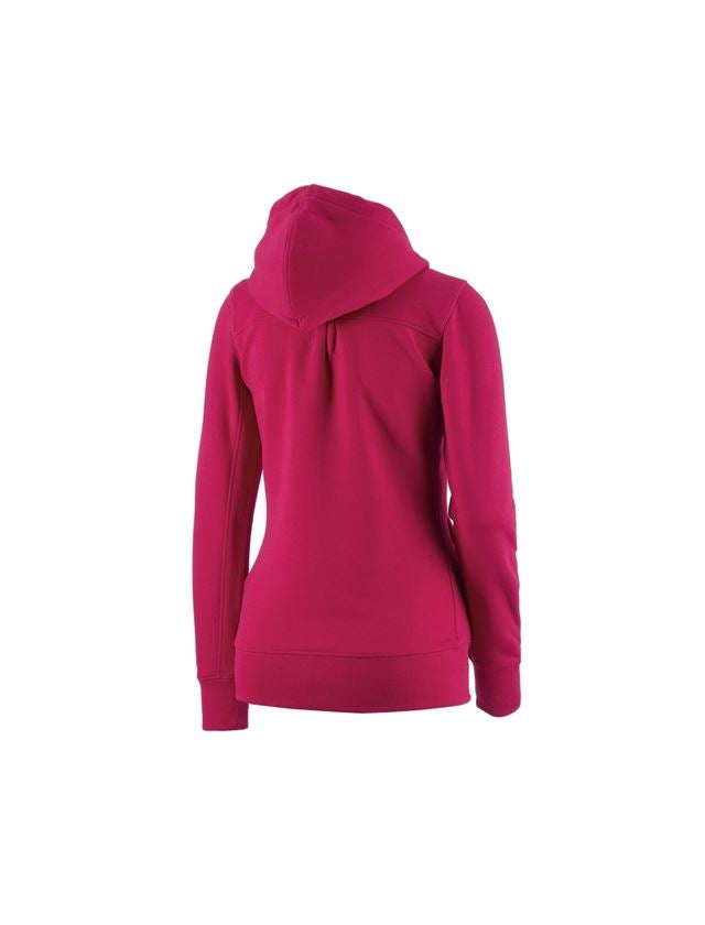 e.s. Hoody-Sweatjacke poly cotton, Damen
