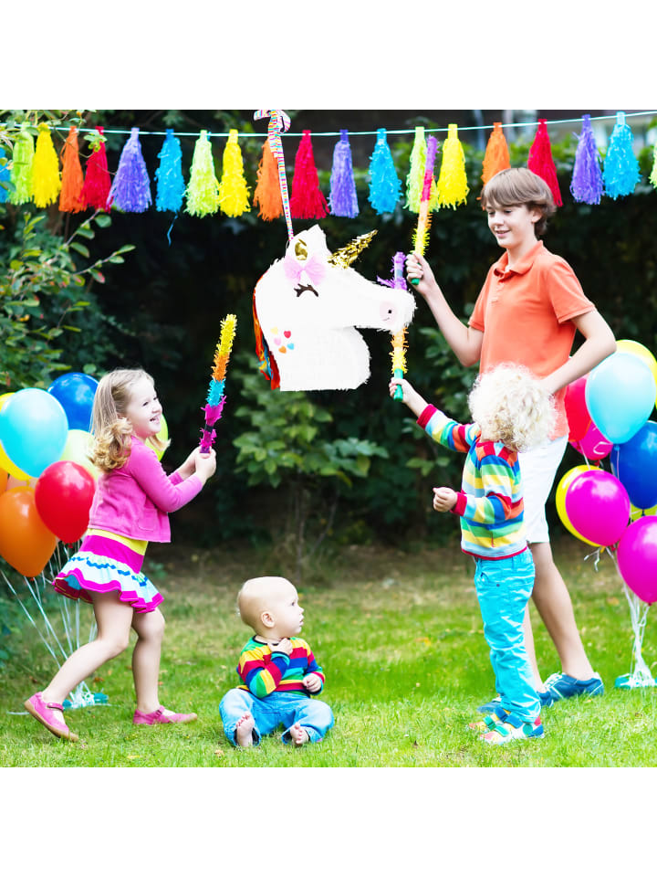 relaxdays Pinata Einhorn in Weiß günstig kaufen onesize