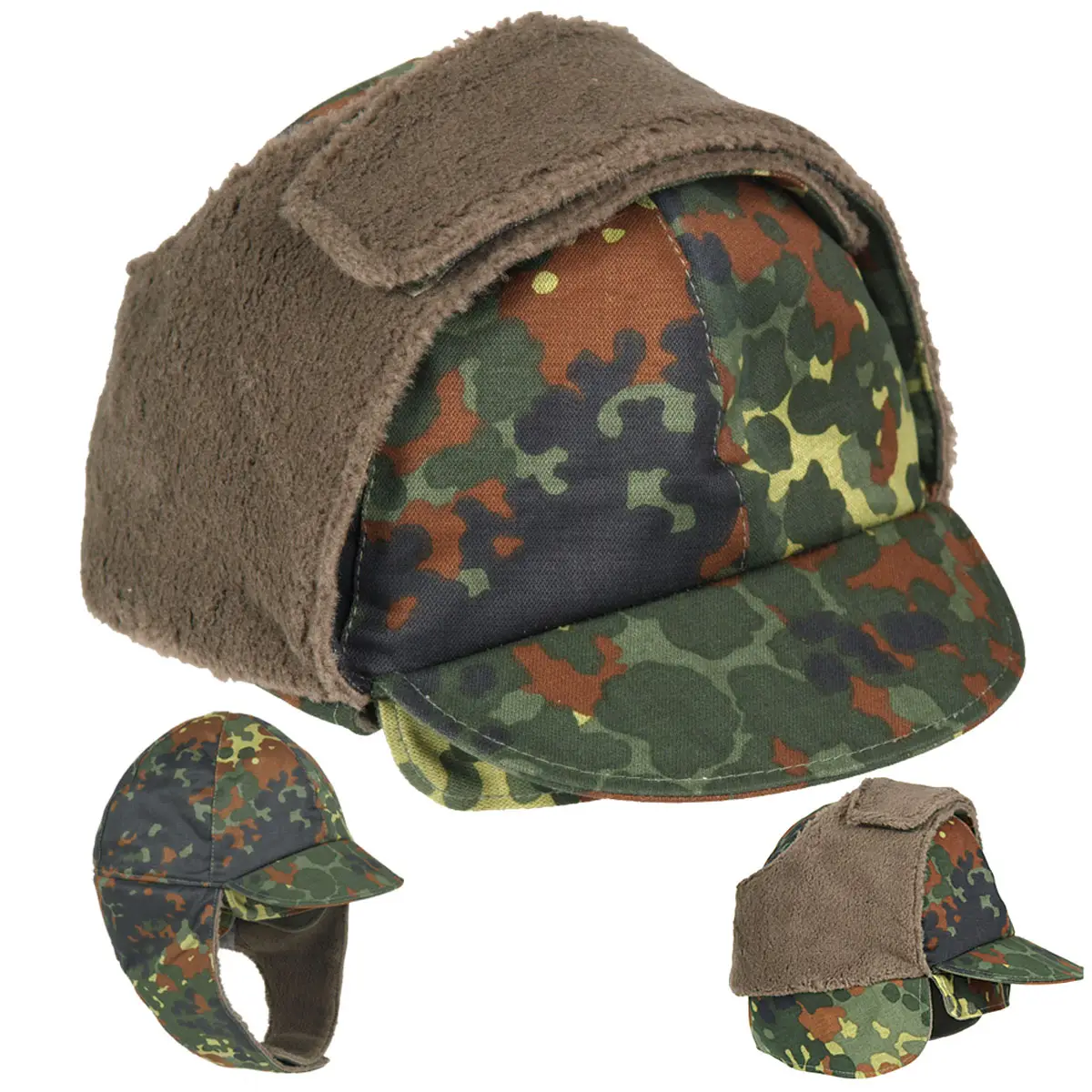 BW Wintermütze flecktarn original TL