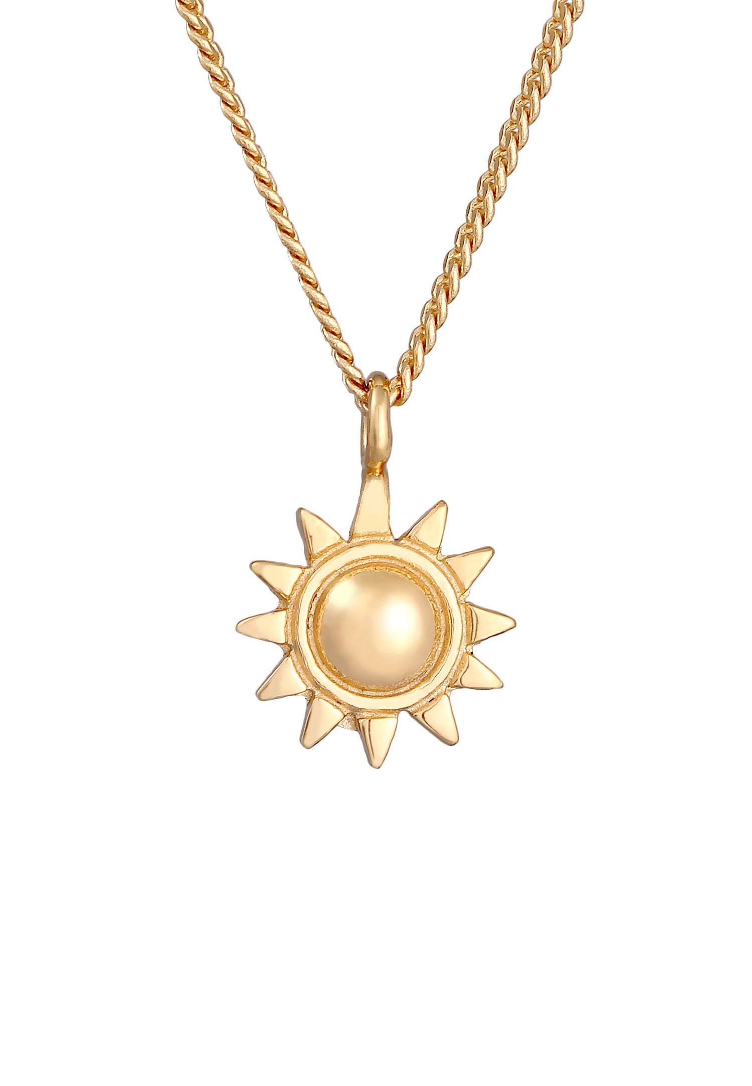 Ciondolo estivo da donna Elli in argento sterling 925 placcato oro