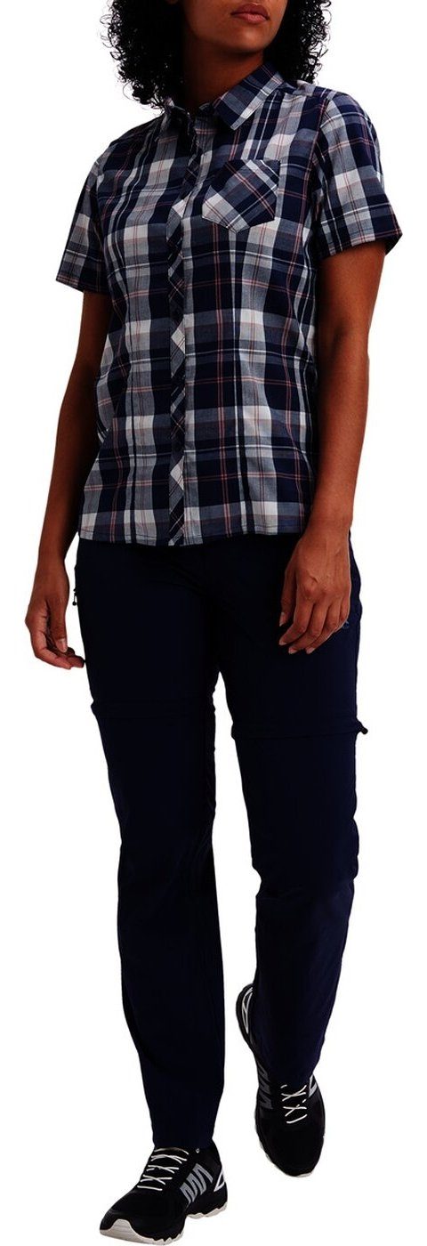 McKINLEY Outdoorbluse Armon W - Damen Bluse - Dunkelblau/Grau