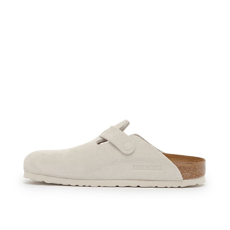Birkenstock Wmns Boston VL (narrow) antique white