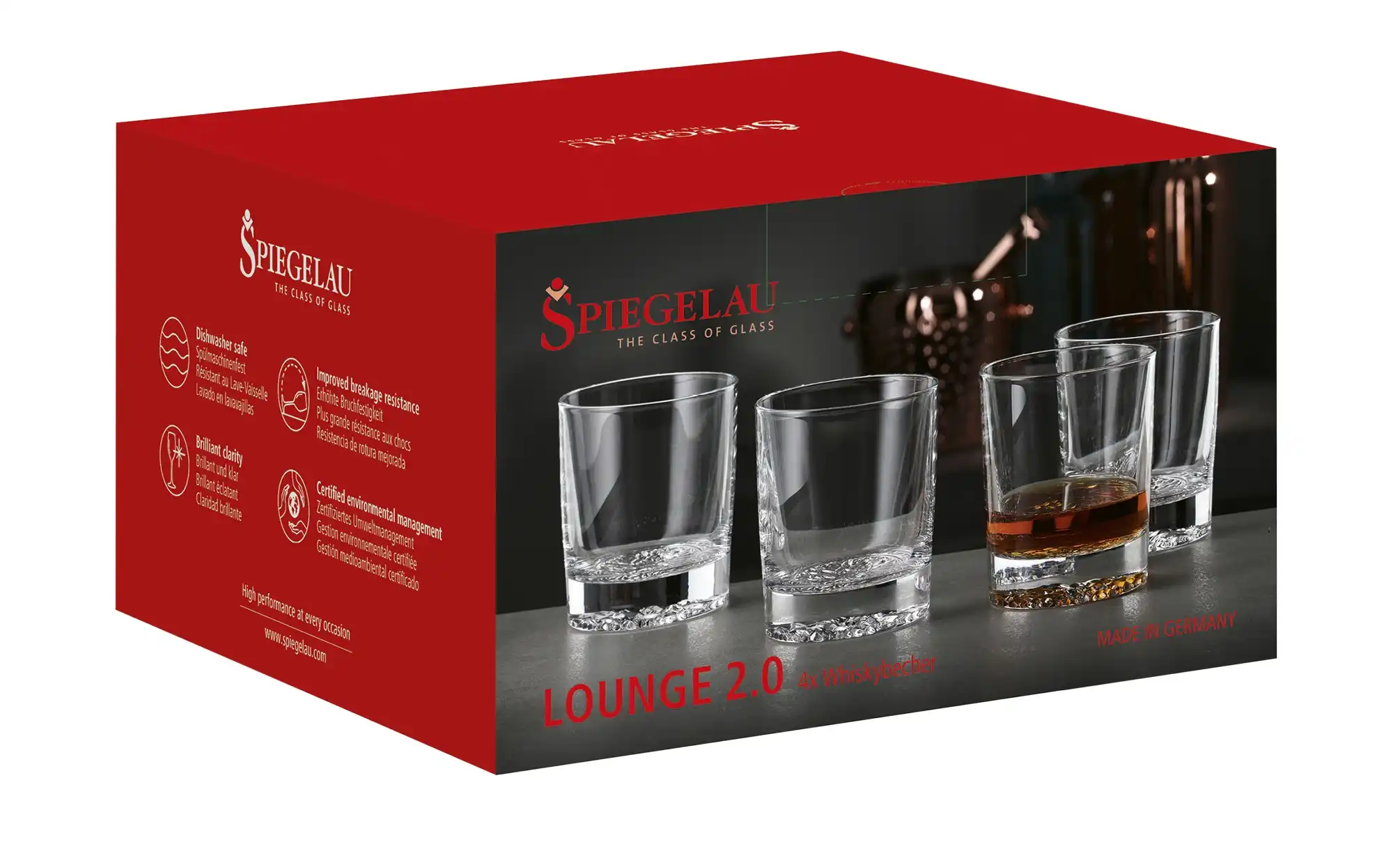Spiegelau Whiskygläser 4er Set Lounge