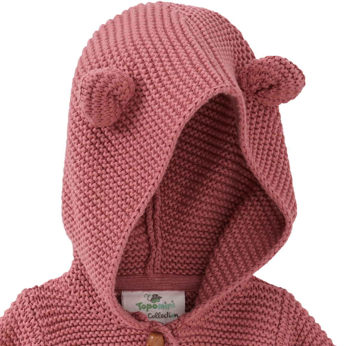 Newborn Strickjacke mit Öhrchen