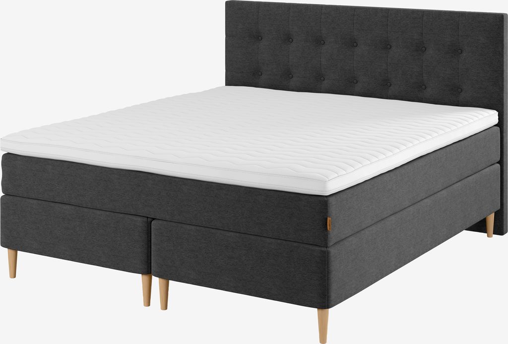 LYGNA GC30 złote Łóżko kontynentalne 150x200 LYGNA GC30 szaro-40 DREAMZONE