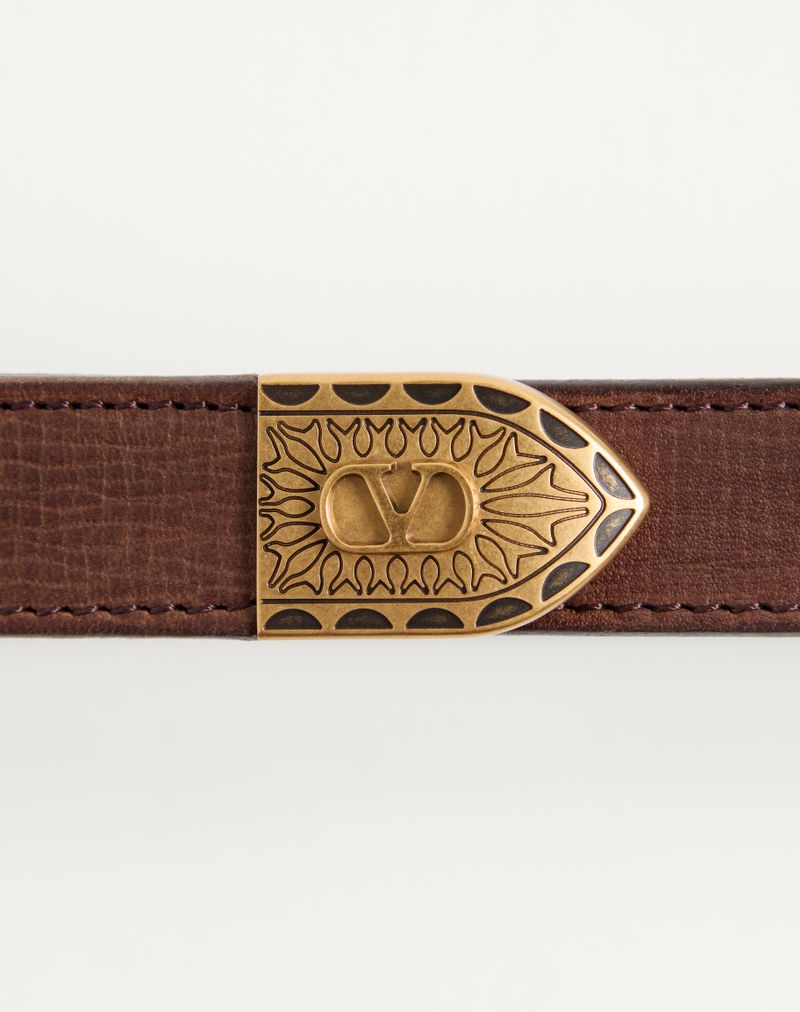 VLogo Signature bælte i kalveskind 20mm