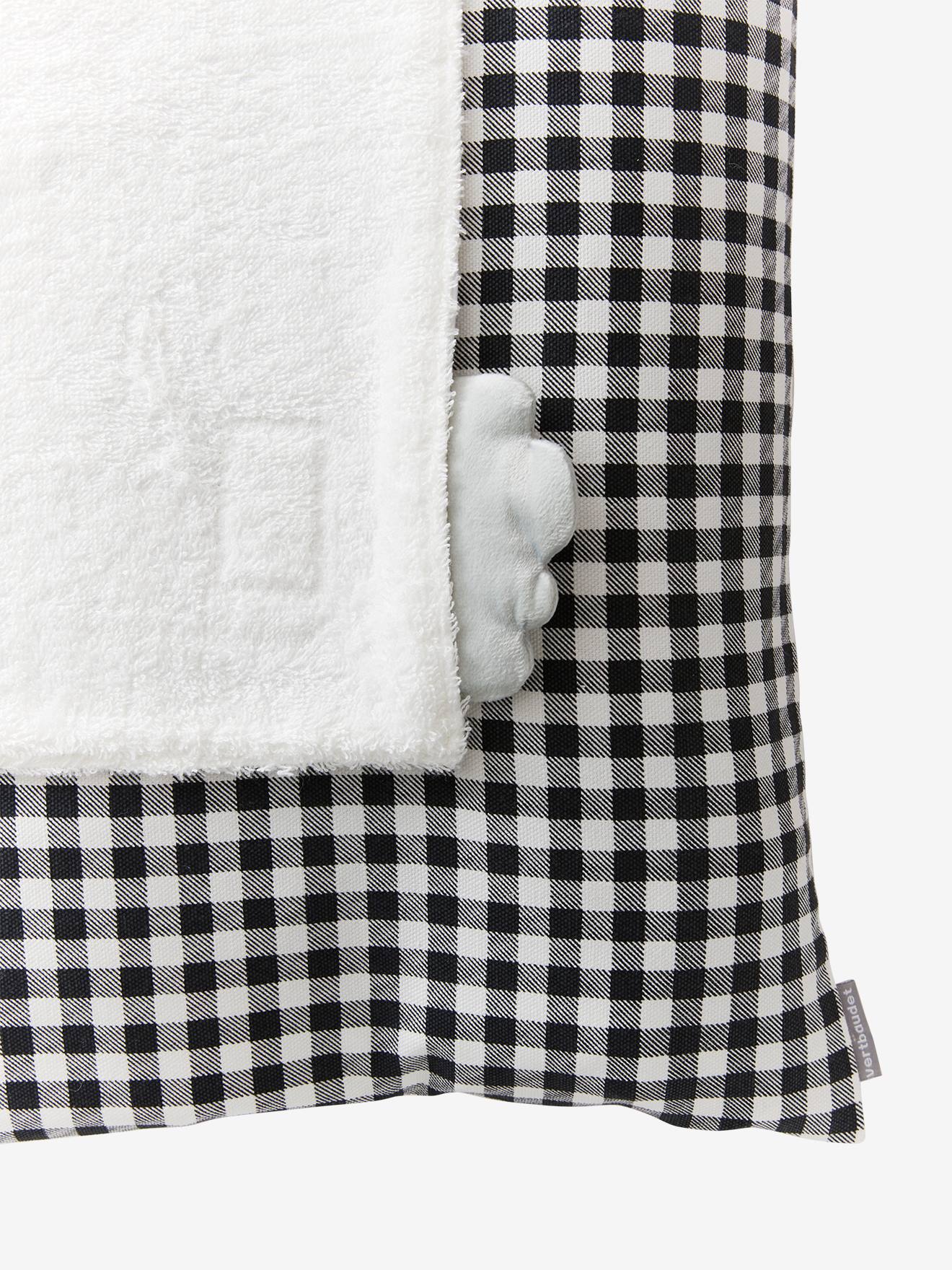 Matelas à langer MINI ZOO avec housse + 2 tapis noir / blanc