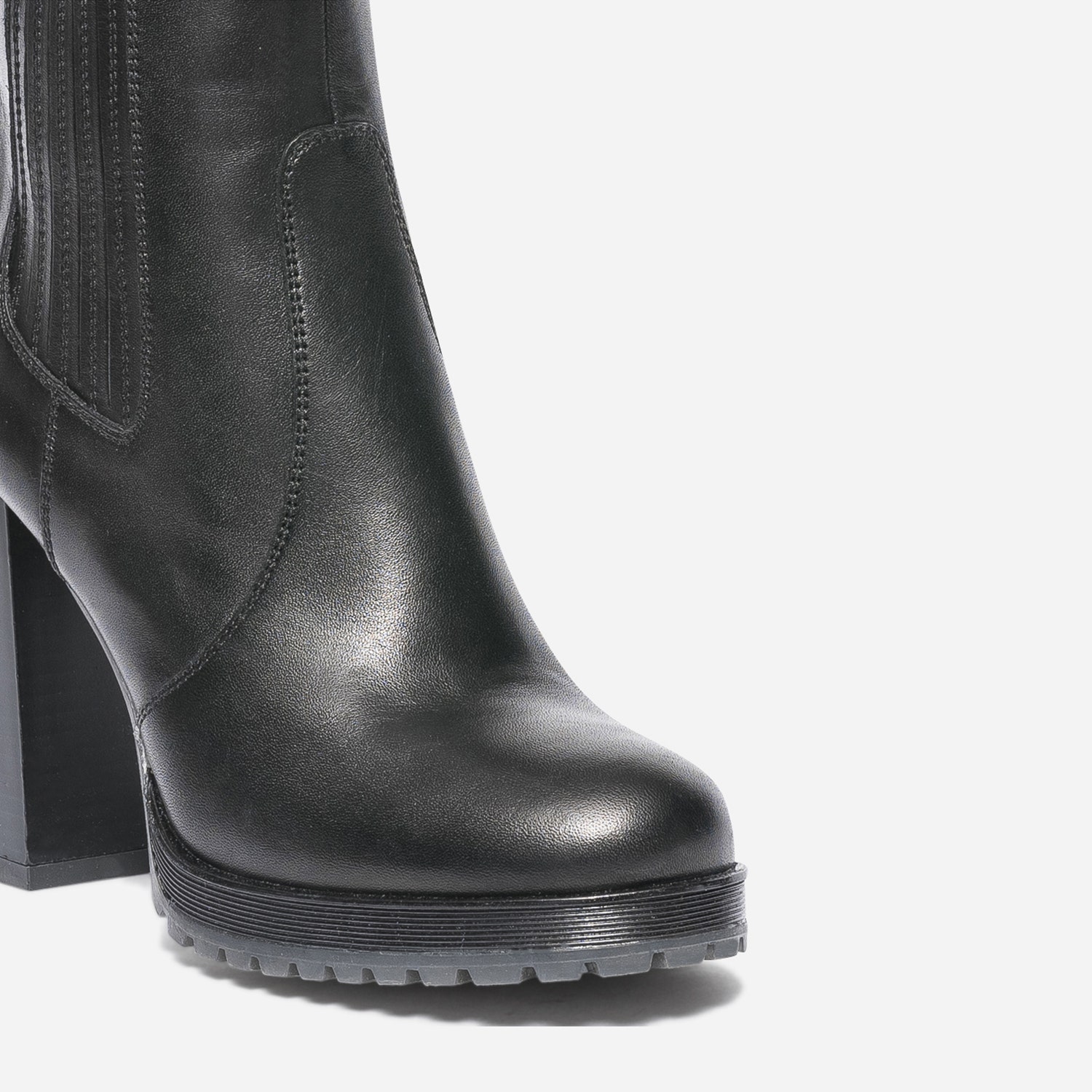 Boots TEXTO éco-conçu à talon noir