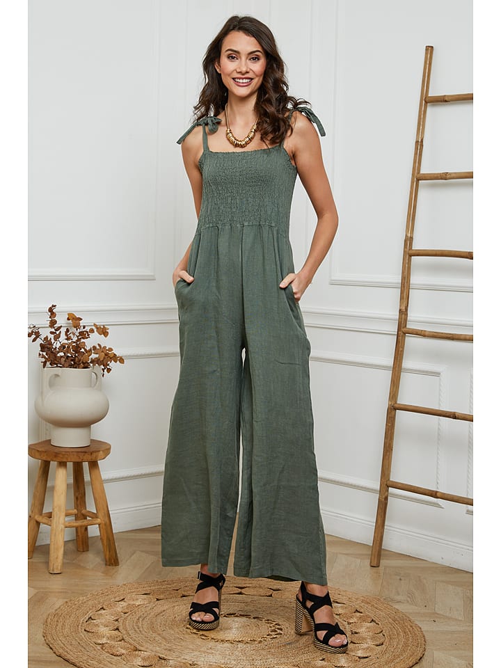 La Compagnie Du Lin Leinen-Jumpsuit 