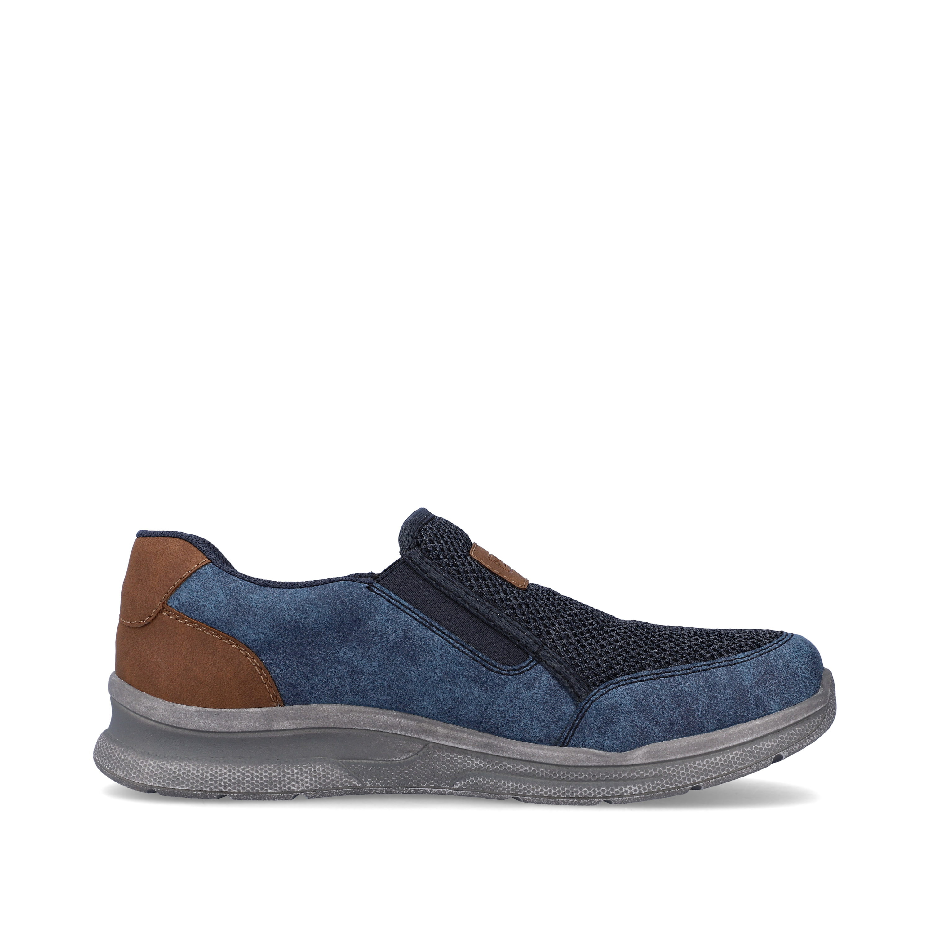 Rieker Herren Slipper azurblau