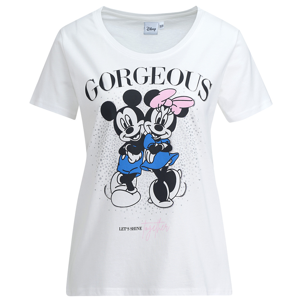 Minnie Maus T-Shirt mit Glitzer