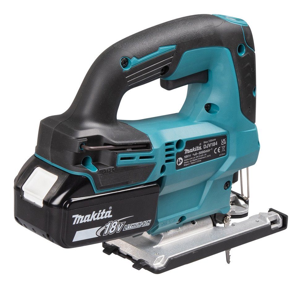 Makita Akku-Stichsäge, Akku-Pendelhubstichsäge 18V, DJV184Z, Ohne Akku - im Karton