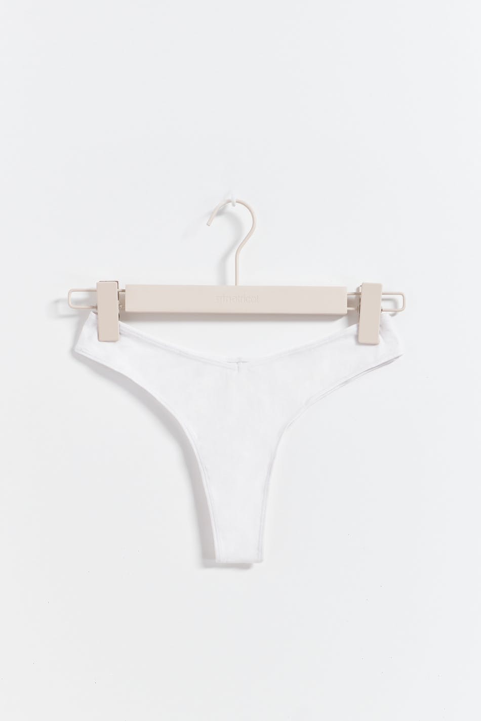 V-shaped cotton thong