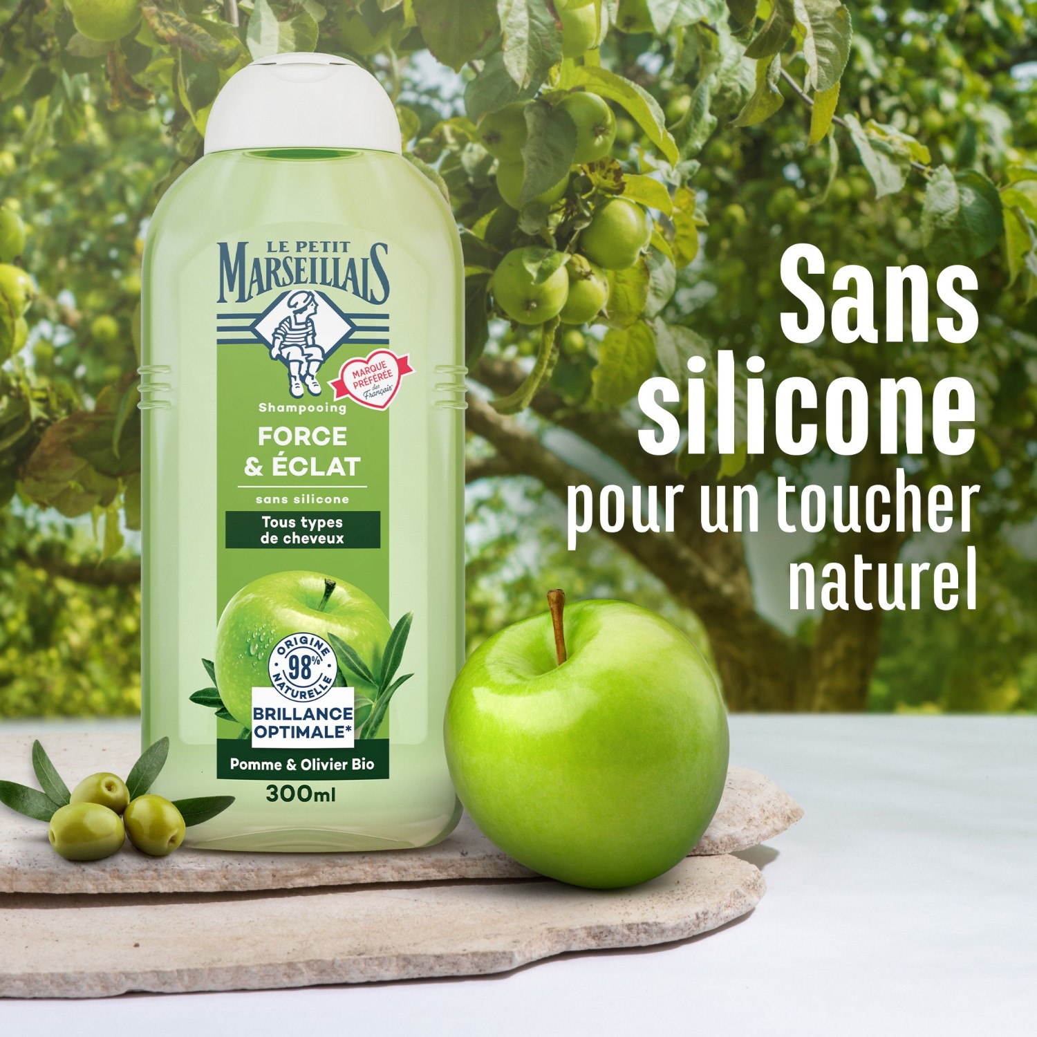 Le Petit Marseillais Biologische Appel & Olijf Sterkte & Glans Shampoo